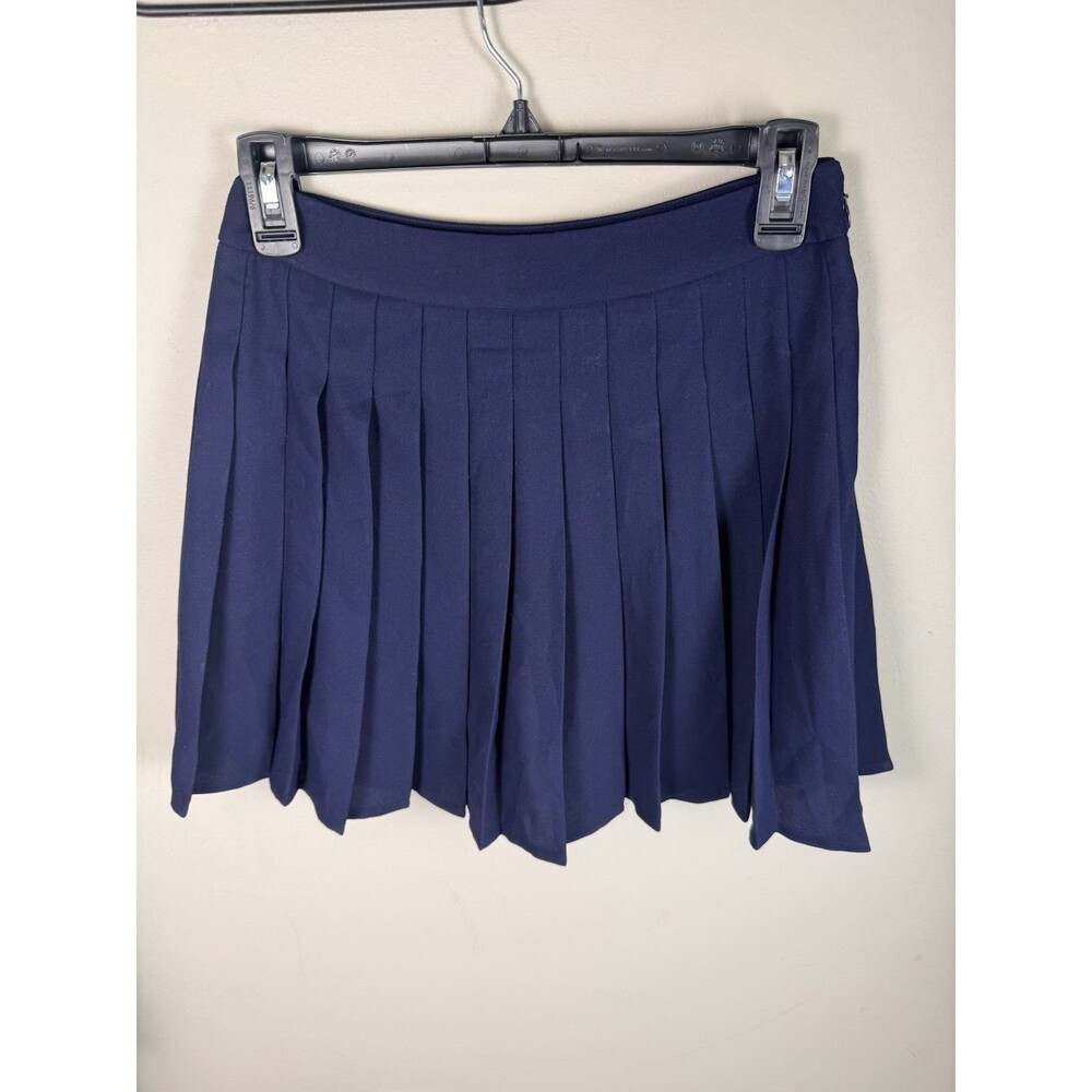 Tuckernuck Pleated Skirt Skirt Navy Blue XS Preppy School Mini Designer
